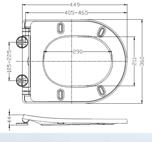 Vesta wandcloset rimless met Shade slim toiletzitting softclose en quick release glans wit