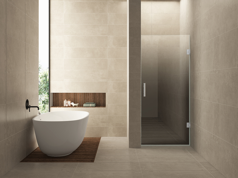 Less nisdeur rechts 700 x 2000 x 8 mm nano spiegelrook- naar helder glas/chroom
