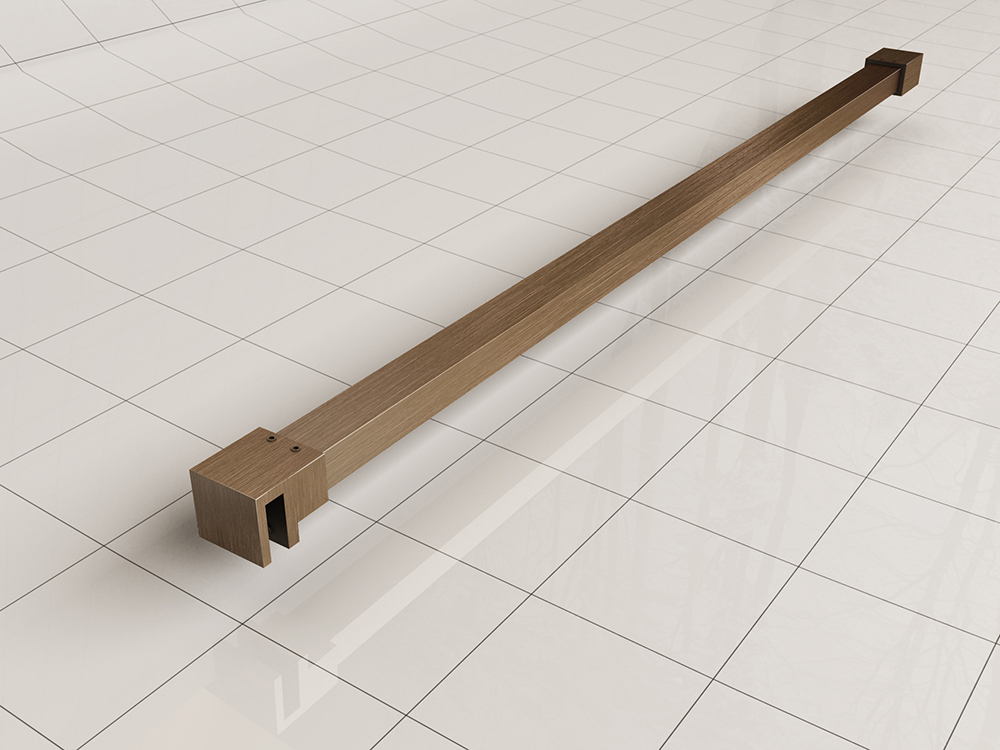 Slim stabilisatiestang 120 cm geborsteld brons koper - 20.3416