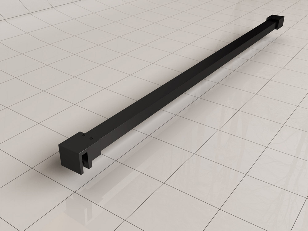 Slim stabilisatiestang 120 cm mat zwart - 20.3491