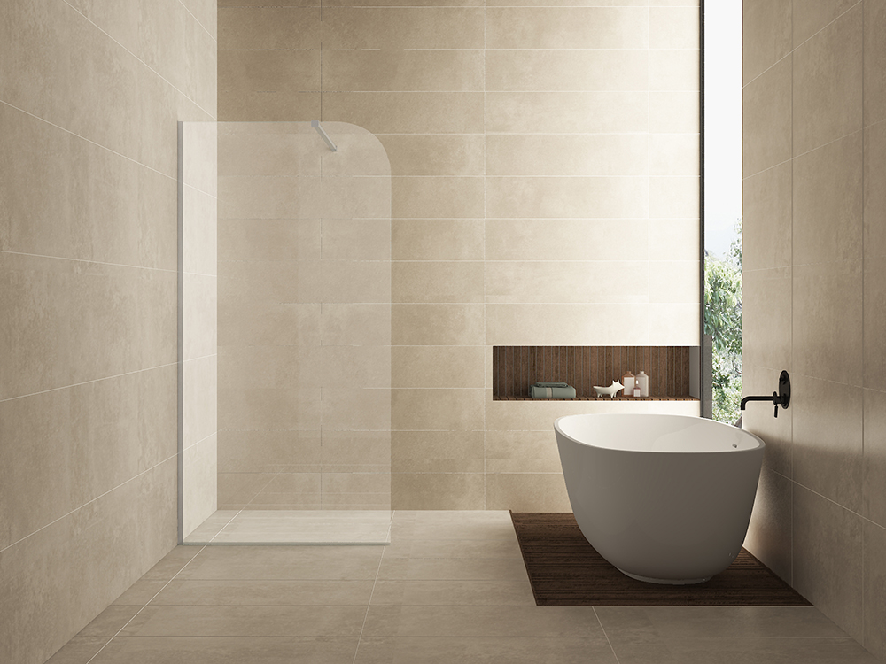 Curvea inloopdouche 1000 x 2000 x 8 mm nano helder glas