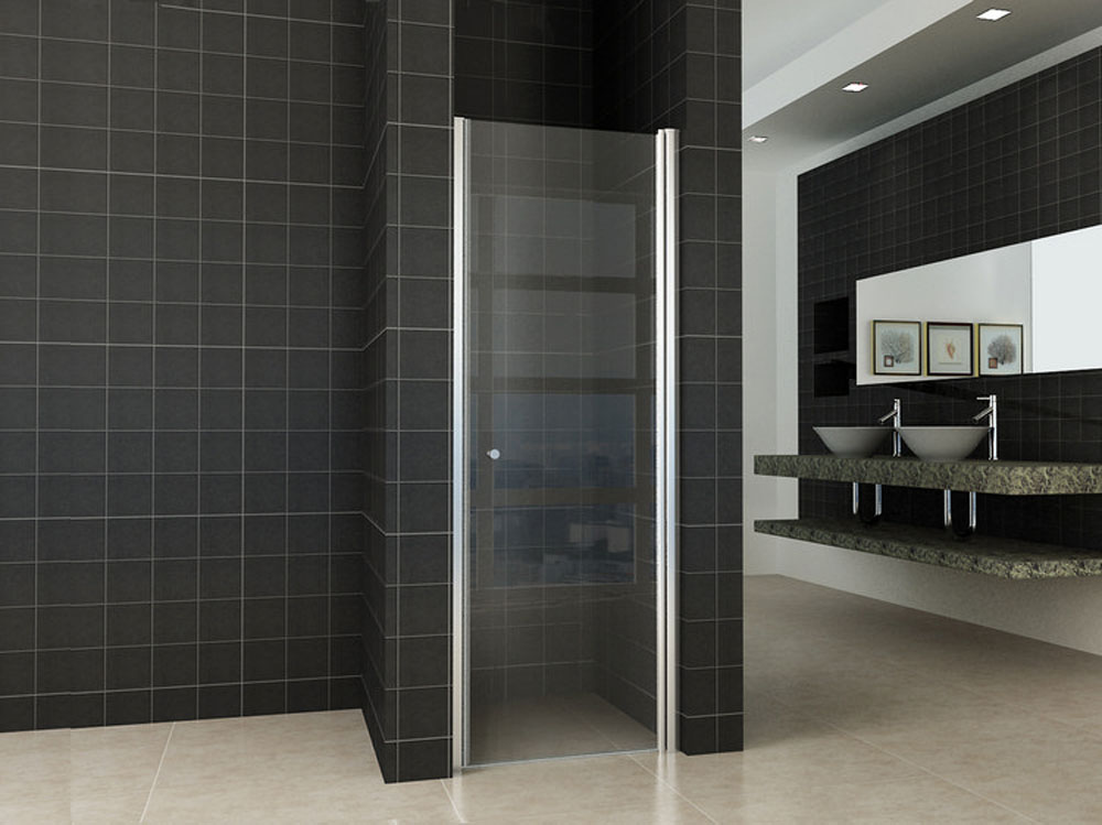 Between nisdeur 600 x 2000 x 8 mm nano helder glas/chroom - 20.3829