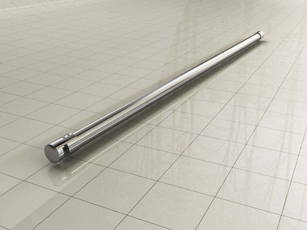chroom 3-delige stabilisatiestang 120cm - 20.3832