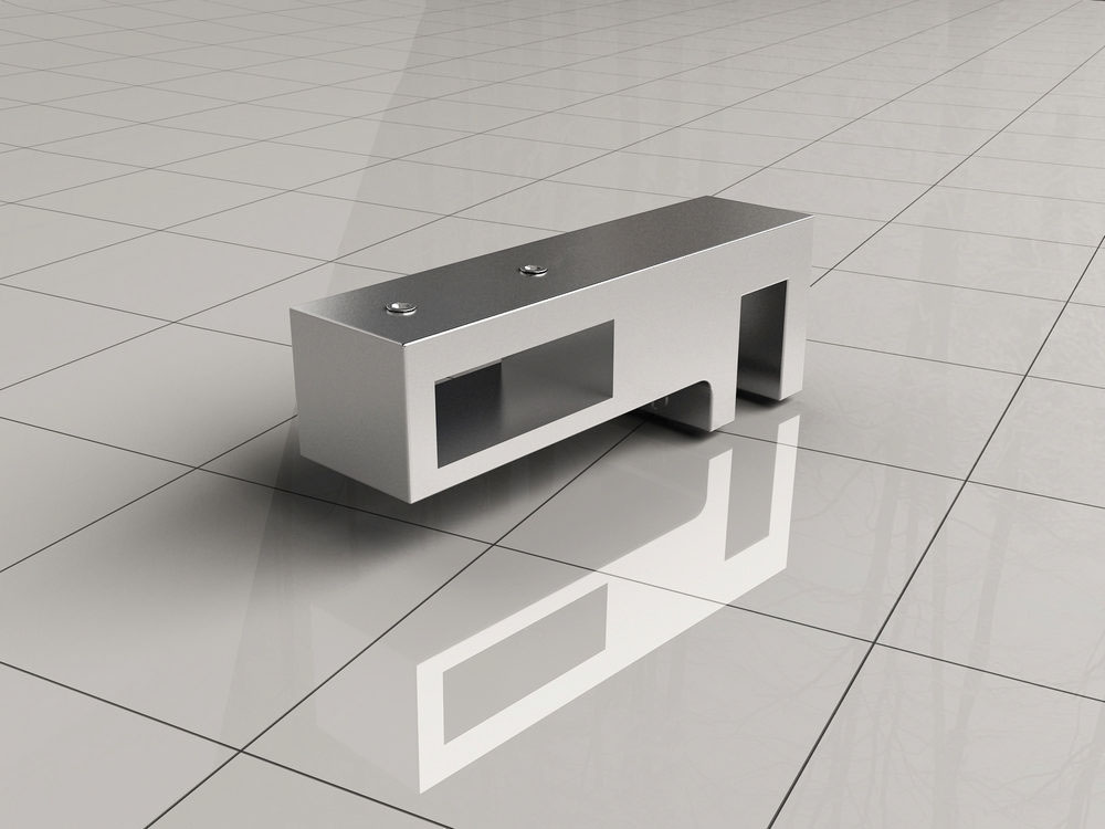 glaskoppeling zijkant stabilisatiestang chroom - 20.3875
