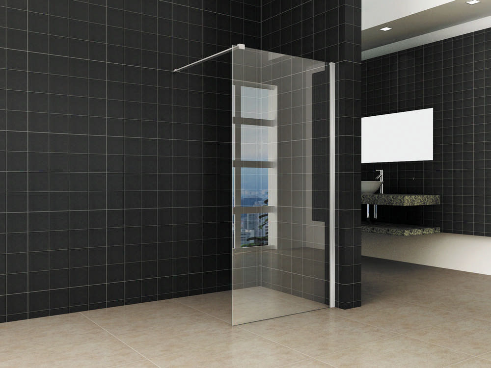 Hibera inloopdouche 900 x 2000 x 10 mm nano helder glas/RVS - 20.3934