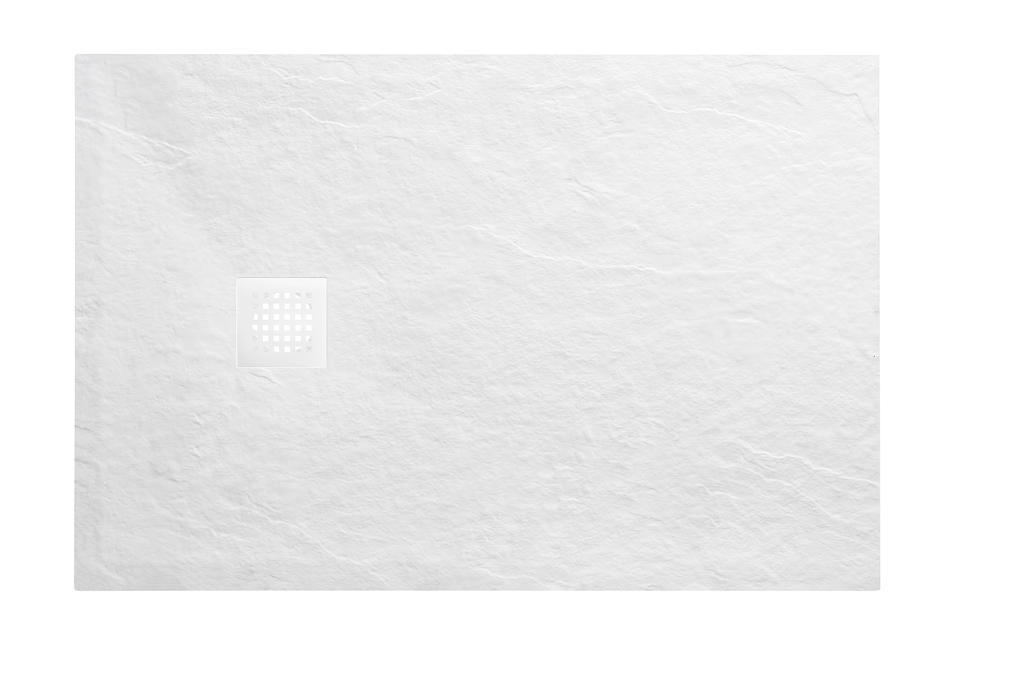 Stonea douchebak antislip composiet 800x1200x30 mm inkortbaar mat wit