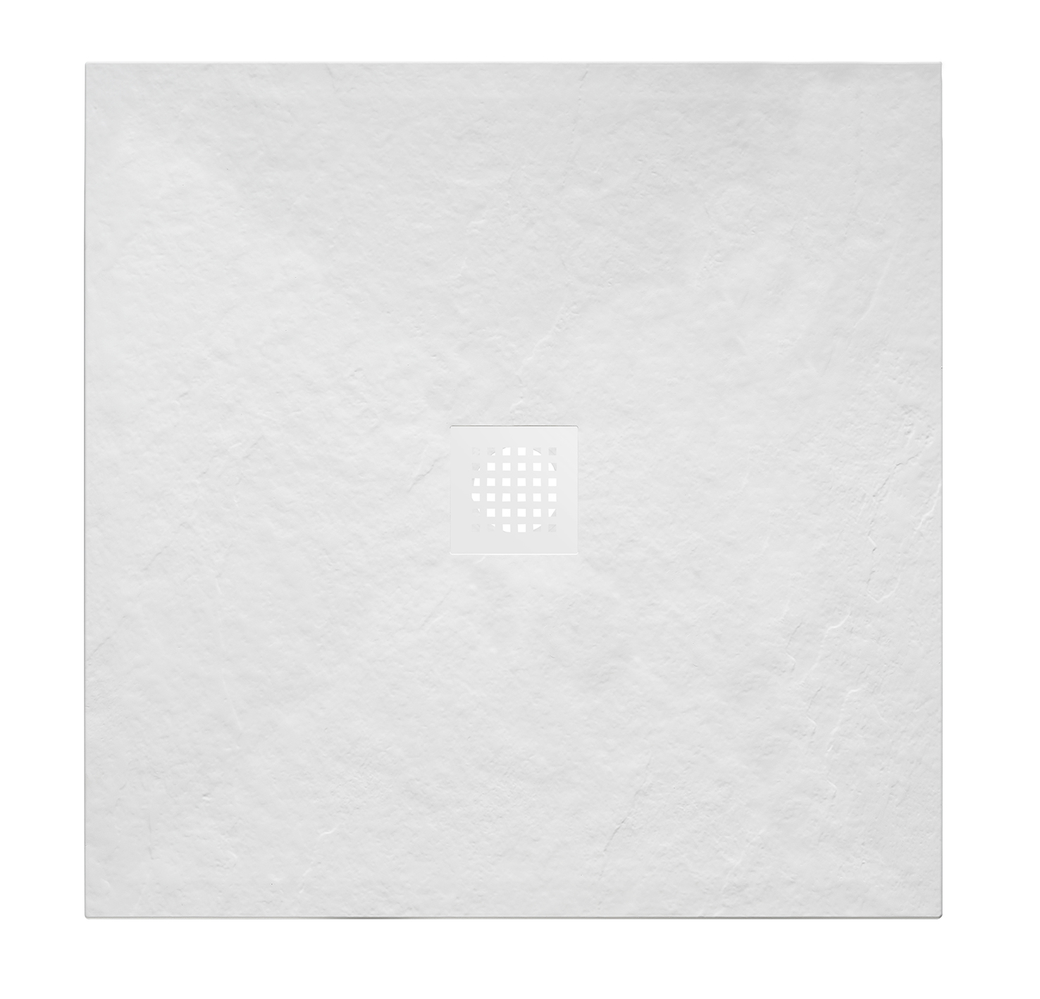 Stonea douchebak antislip composiet 900x900x30 mm inkortbaar mat wit