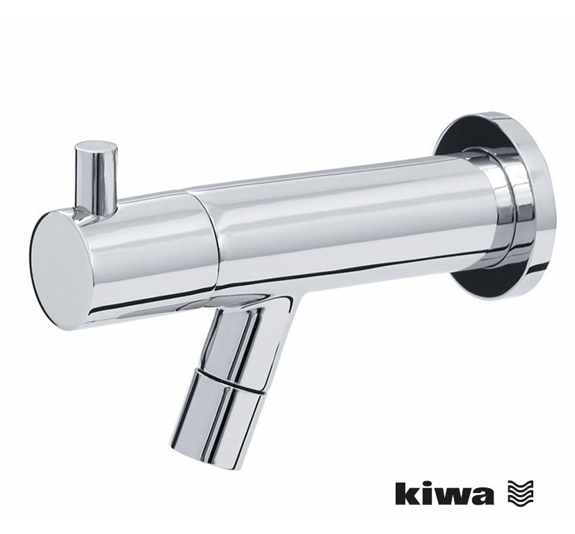 Amador fonteinkraan met muurbevestiging Kiwa 1/2'' chroom - 22.3722