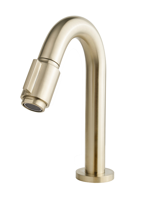 Victoria luxe fonteinkraan 1/2'' geborsteld messing - 22.5730