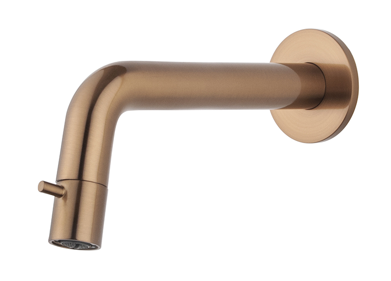 Sophia fonteinkraan inkortbaar met muurbevestiging 1/2" geborsteld brons koper - 22.6750