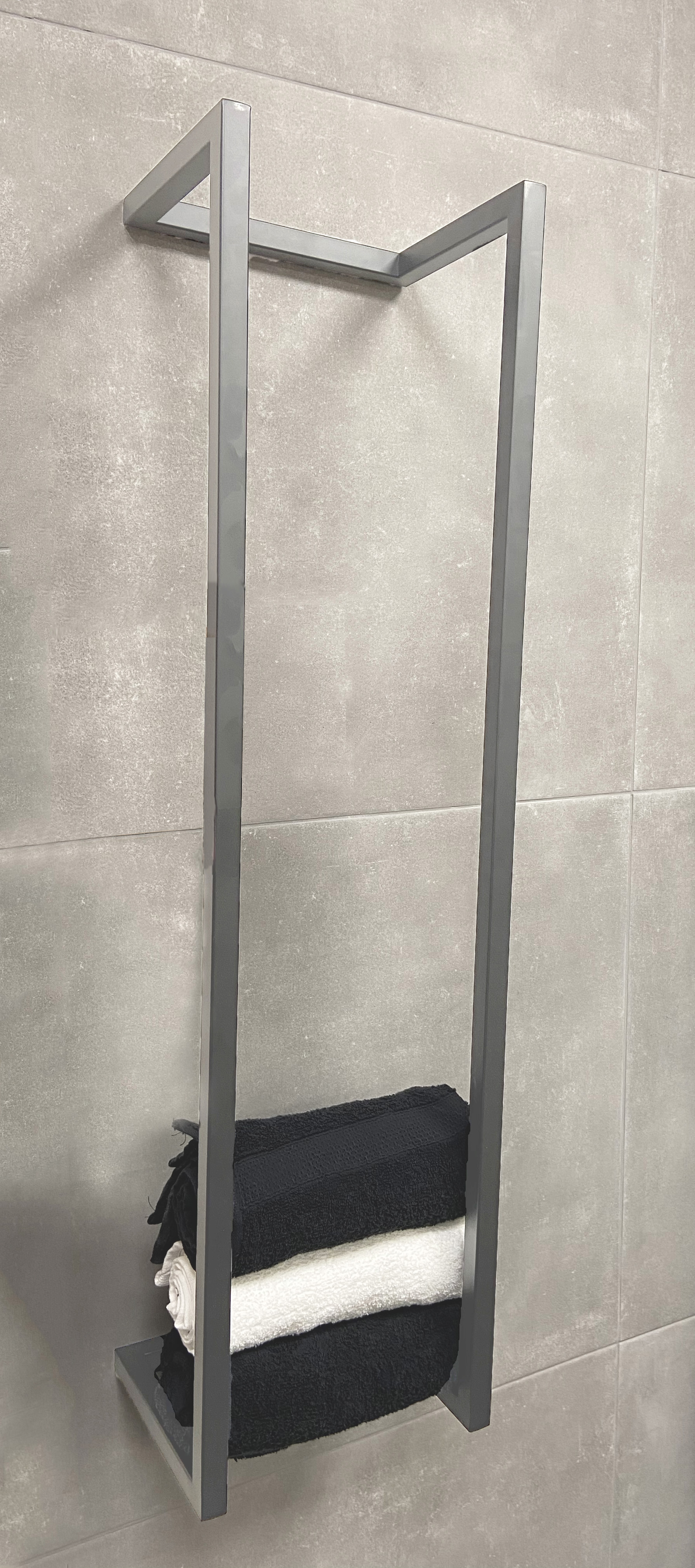 Loft handdoekrek 95 x 25 x 20 cm RVS - 28.7002