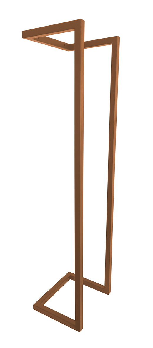 Loft handdoekrek 95 x 25 x 20 cm geborsteld brons koper - 28.7006