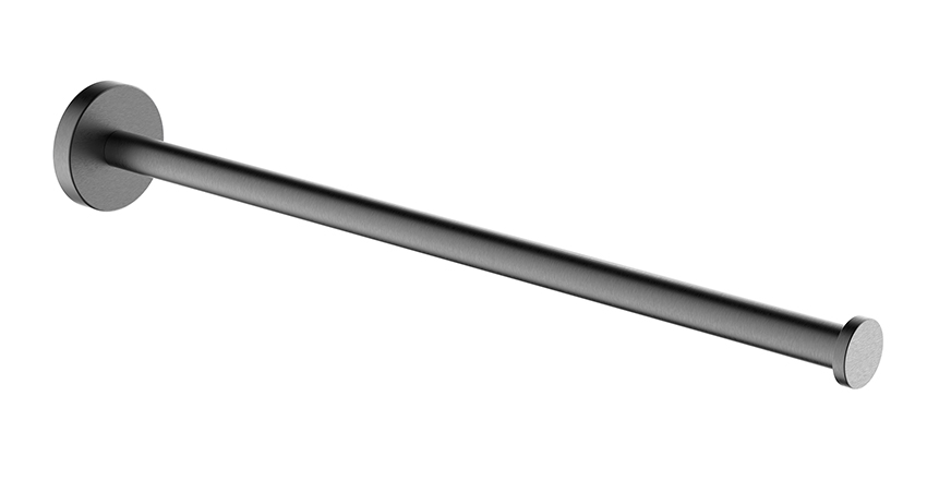 Alonzo handdoekrek 1-armig gunmetal - 28.8084