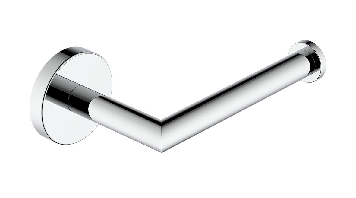 Alonzo toiletrolhouder met vaste arm chroom - 28.9000