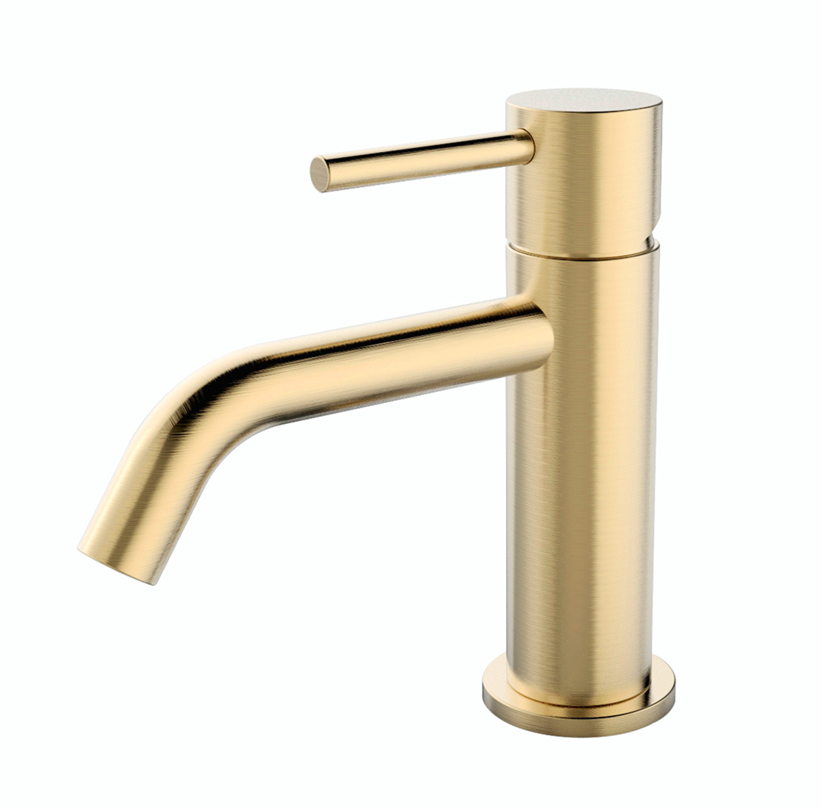Style wastafelmengkraan geborsteld messing - 29.1612