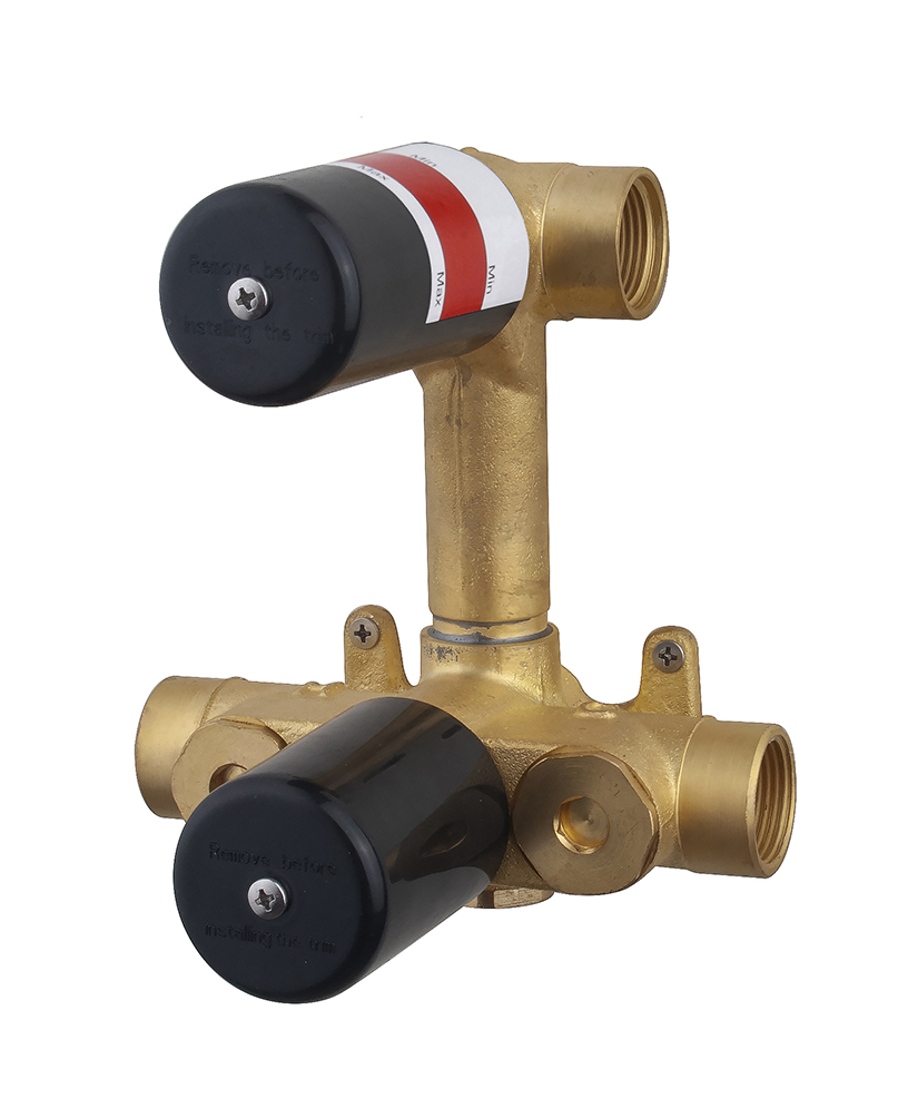 Caral/Rombo/Cross inbouwdeel 2 weg douchethermostaat - 29.2500
