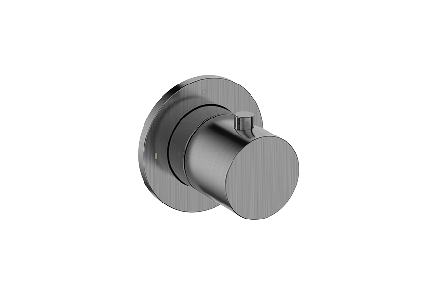 Caral afbouwdeel stopkraan gunmetal PVD