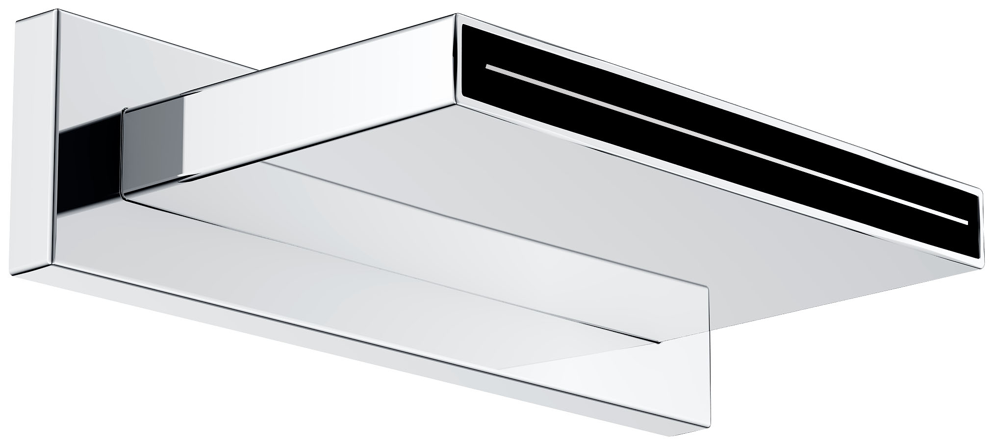 Rombo ABS inbouw waterval baduitloop 20 cm chroom - 29.2857