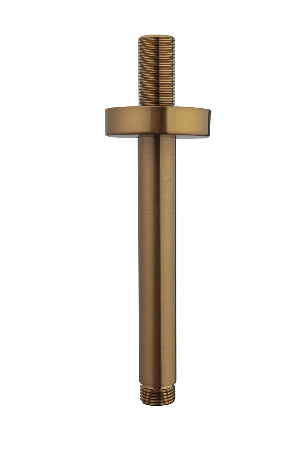 Caral douchearm met plafondbevestiging 15 cm geborsteld brons koper - 29.2865