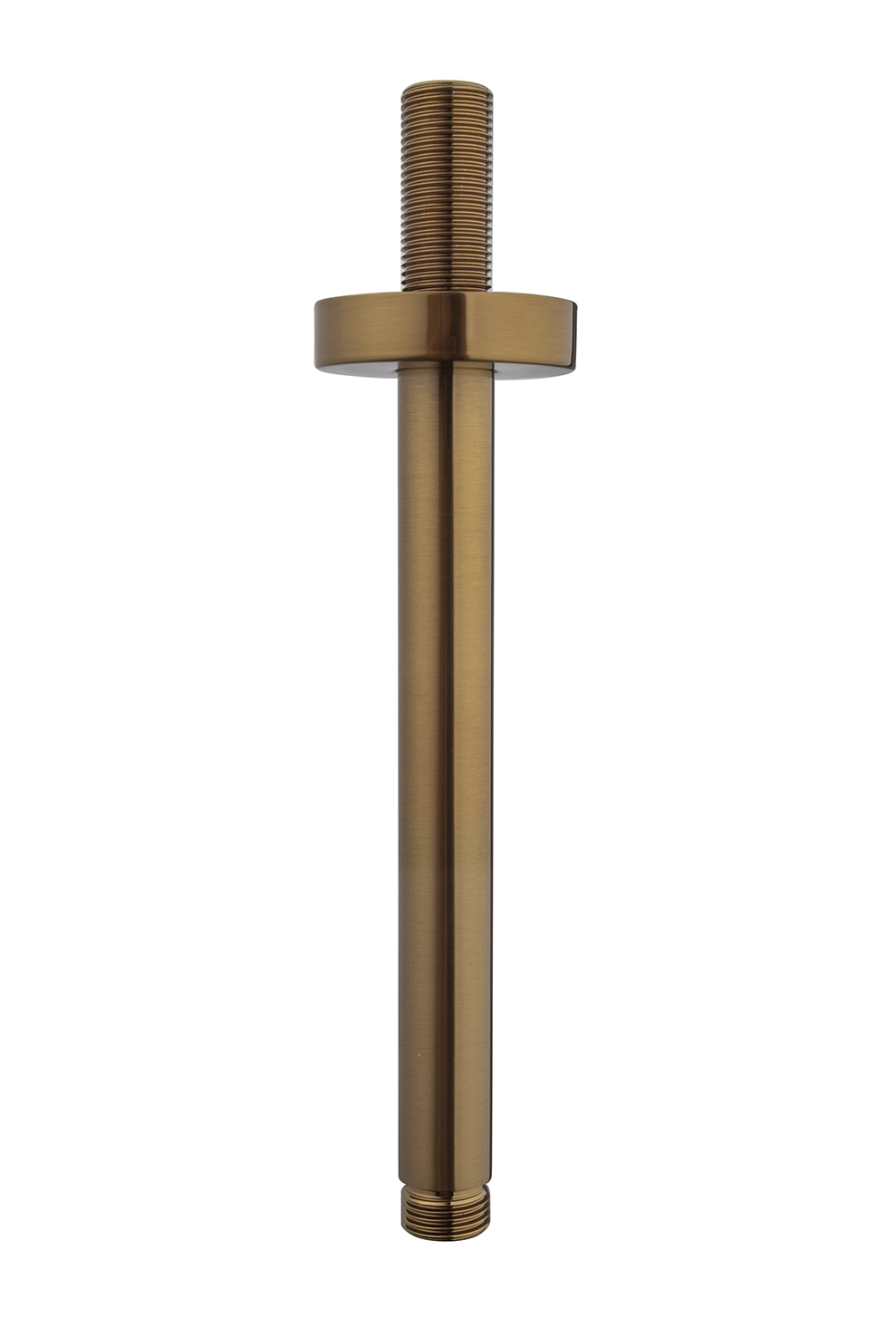 Caral douchearm met plafondbevestiging 20 cm geborsteld brons koper - 29.2866