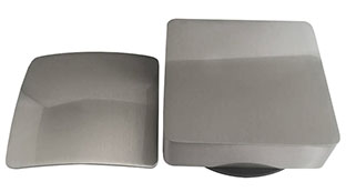 Gemma 2.0 knop/plug badoverloopcomb.+ vulfunctie vierkant geborsteld staal - 29.2977