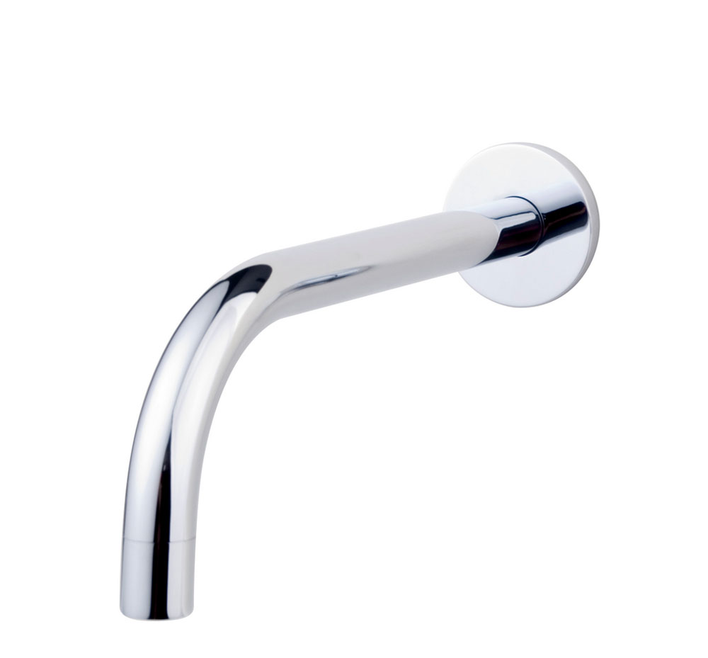 Slim inbouw uitloop 20 cm chroom - 29.4030