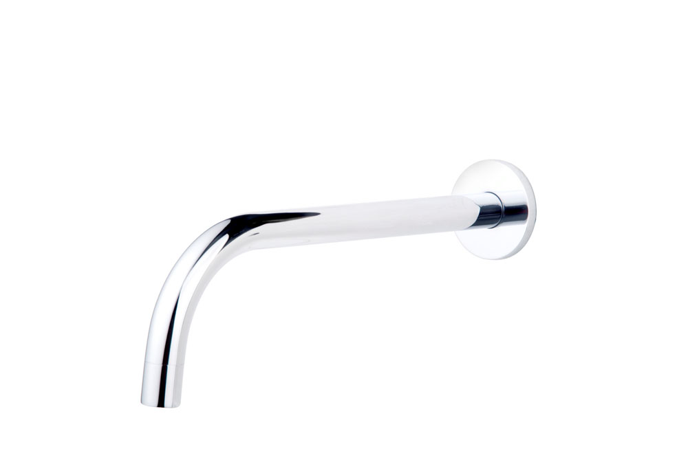Slim inbouw uitloop 25 cm chroom - 29.4031
