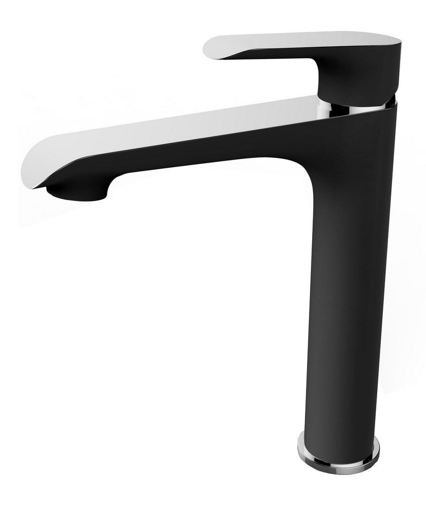 Tarma XL wastafelkraan zwart / chroom - 29.4257
