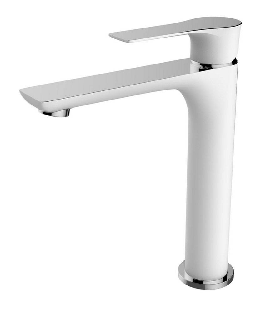 Casma XL wastafelkraan wit / chroom - 29.4271