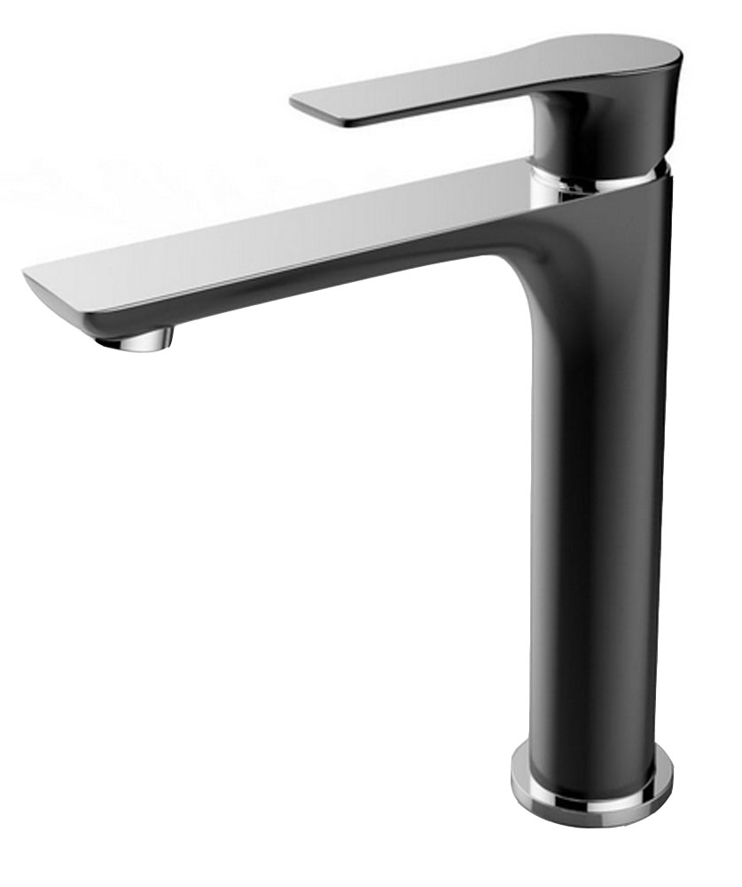 Casma XL wastafelkraan zwart / chroom - 29.4272