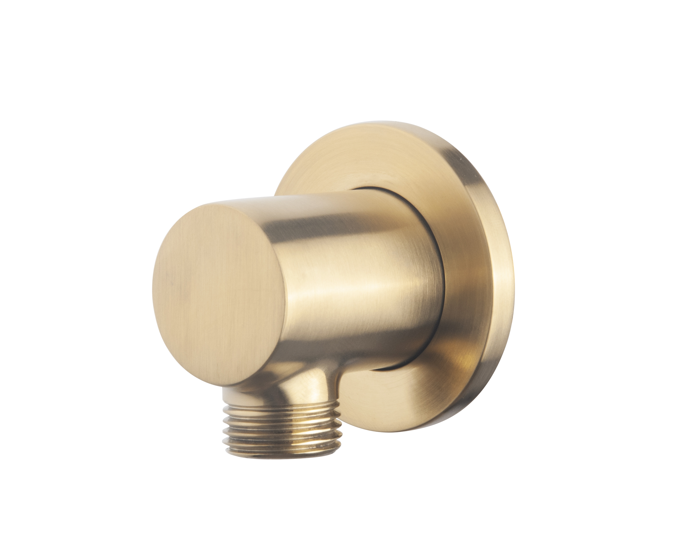 Luxe mess.muur doucheaansluiting rond 1/2'' messing - 29.5942