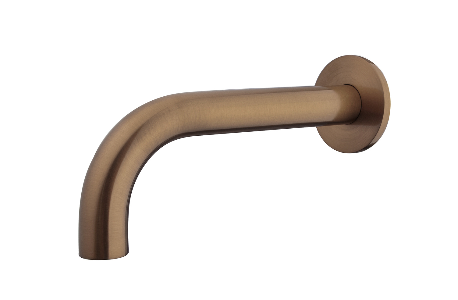 inbouw-uitloop rond 20cm 1/2'' geborsteld brons koper - 29.5948
