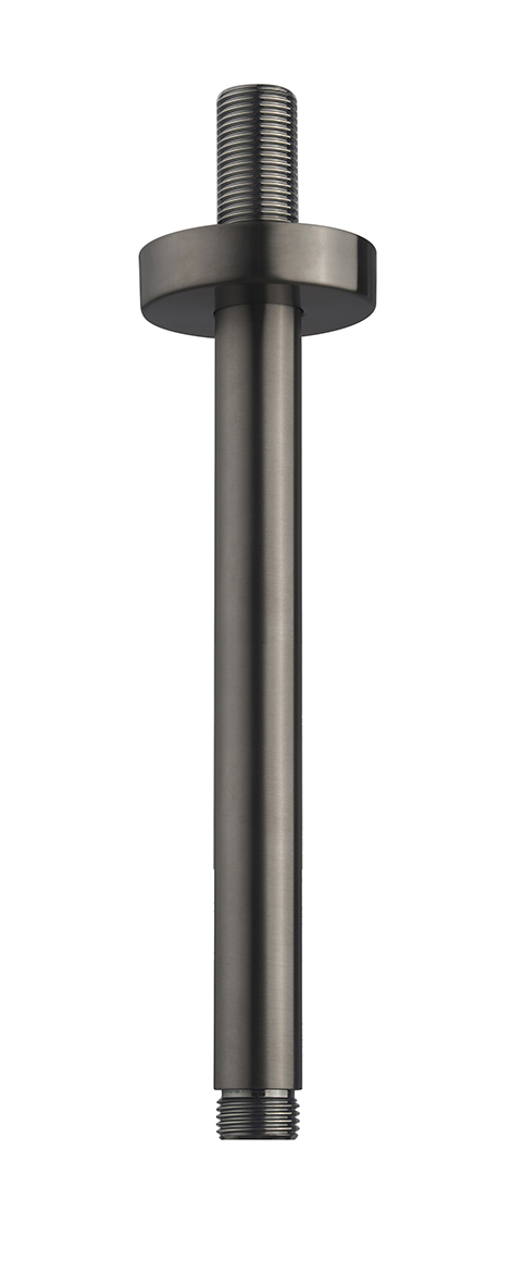 Caral douchearm met plafondbevestiging 20 cm gunmetal - 29.7810