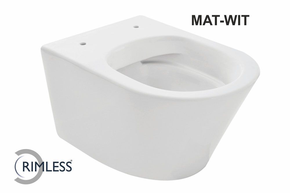 Vesta wandcloset rimless mat wit - 32.3418
