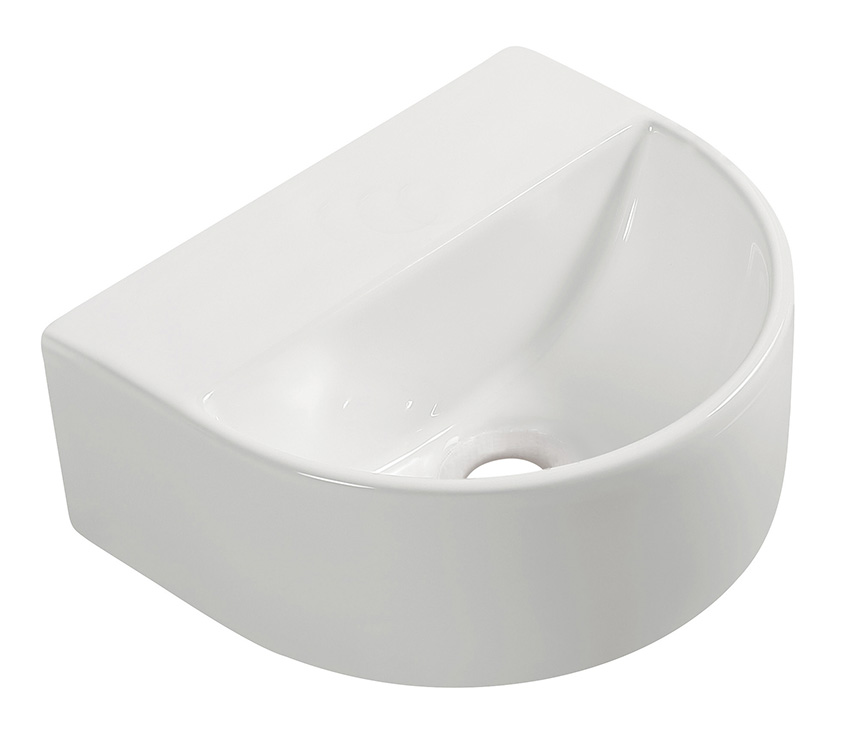 Lara fontein zonder kraangat 30 x 25 x 12 cm keramiek glans wit - 32.3513
