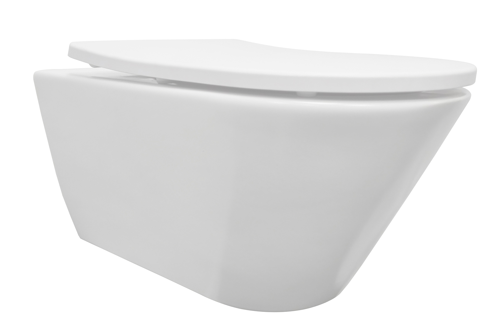 Stereo wandcloset rimless met Shade slim toiletzitting softclose en quick release mat wit - 32.3572