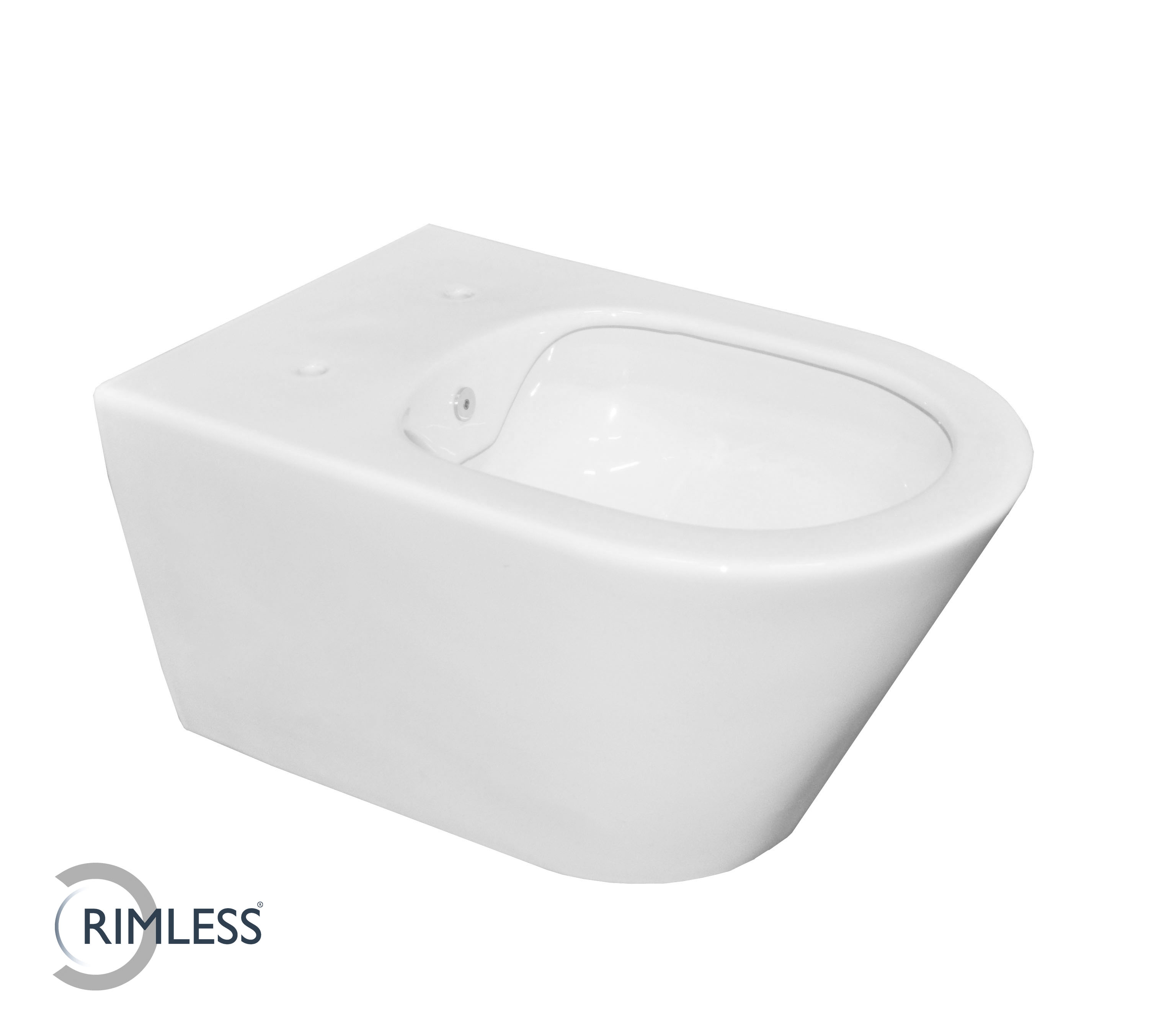 Stereo wandcloset rimless met bidet functie glans wit - 32.3634