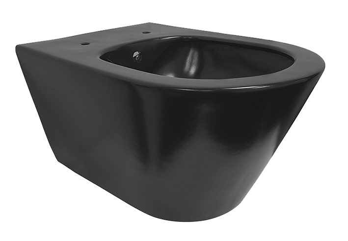 Stereo wandcloset rimless met bidet functie mat zwart - 32.3643