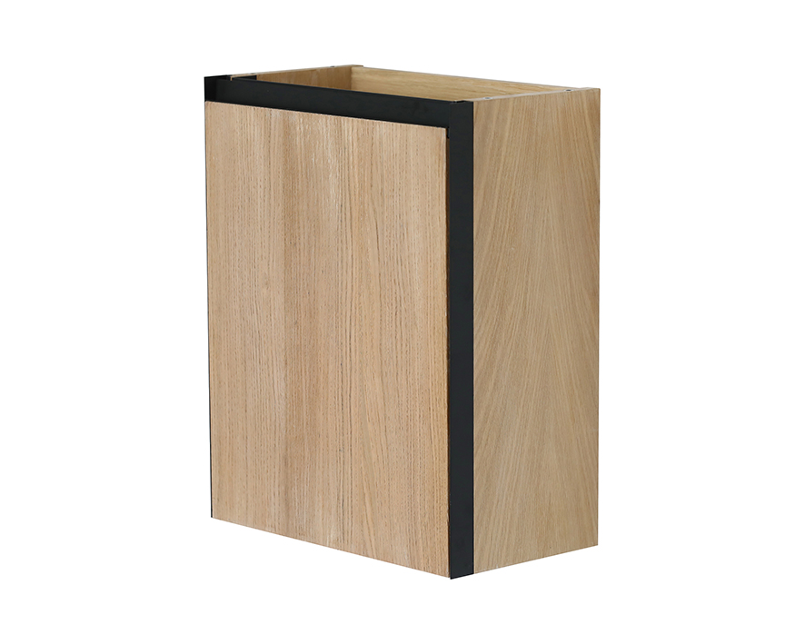 Lotus fonteinkast 40x21,8 cm naturel eik/mat zwart - 32.3665