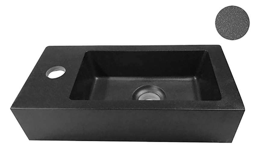 Rhea mini fontein links 36,5 x 18 x 9 cm quartz - 32.4496