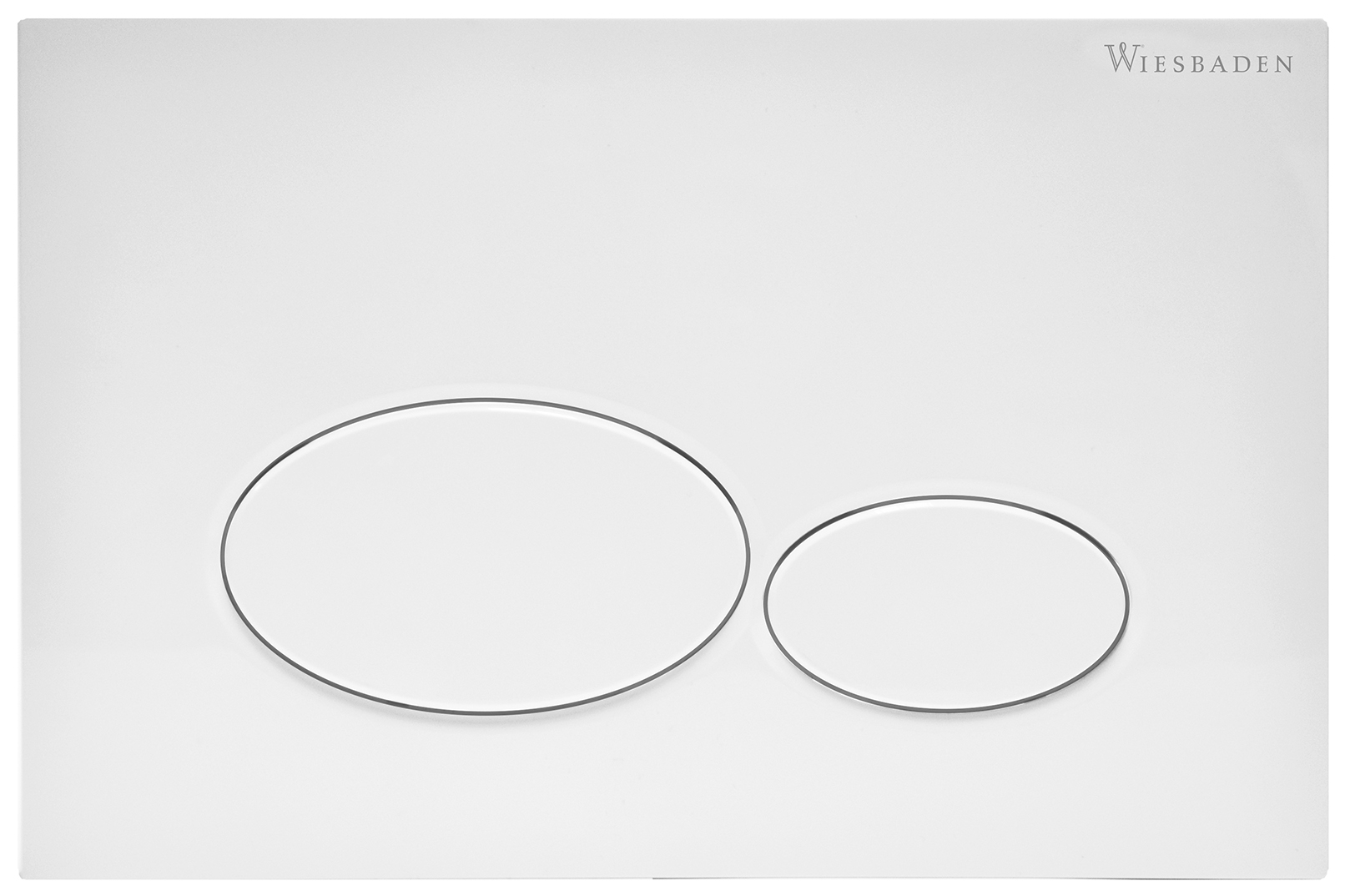 X32 drukplaat voor inbouwreservoir glans wit - 32.4660