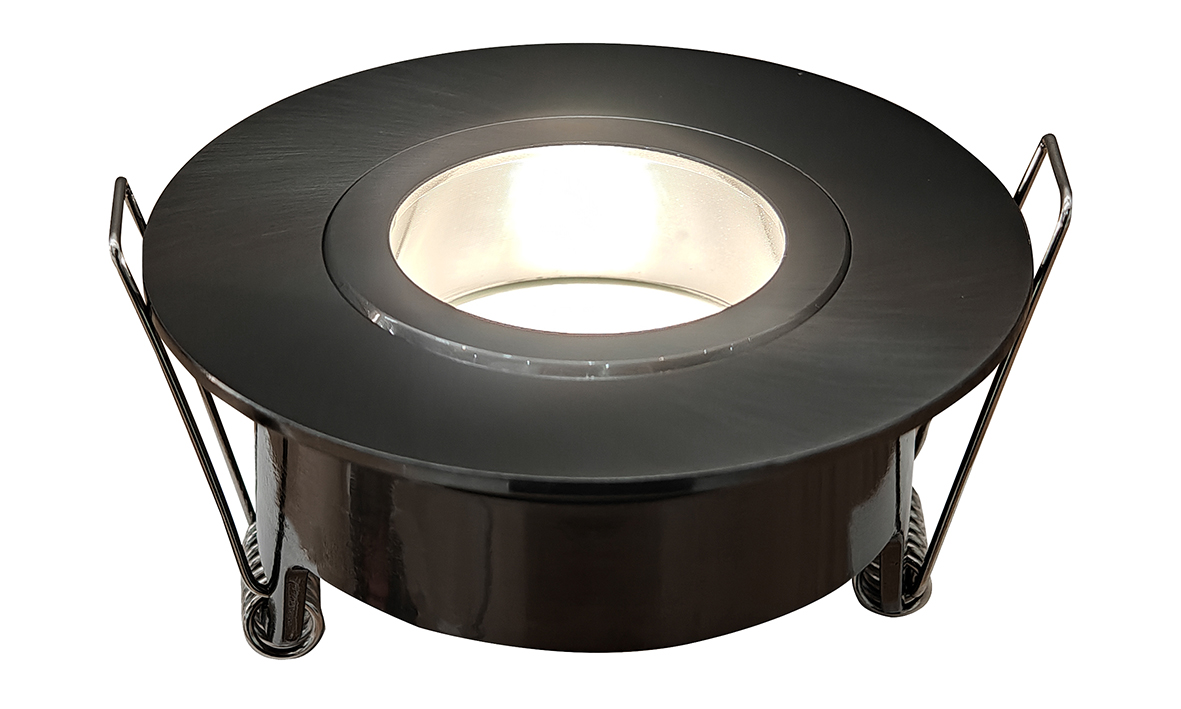 Spotz inbouwspot enkel dimbaar IP65 gunmetal