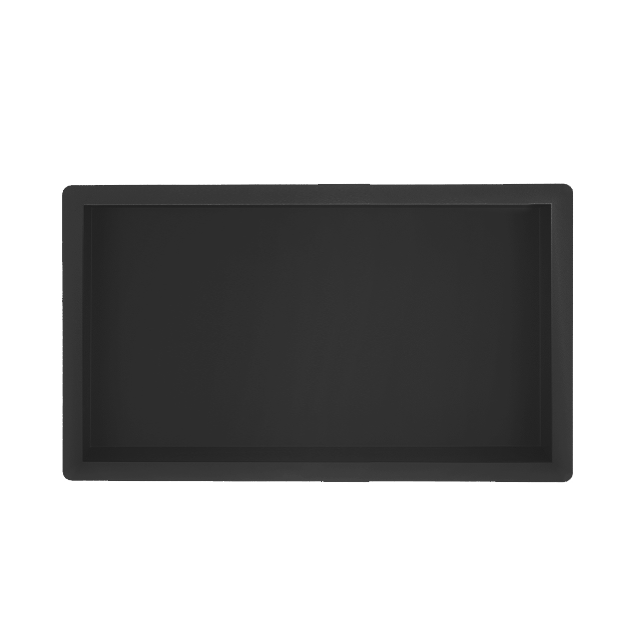 Demis inbouwnis 30 x 60 x 10 cm mat zwart - 33.2183