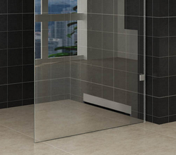 Muurgoot met flens 80 x 7 cm RVS