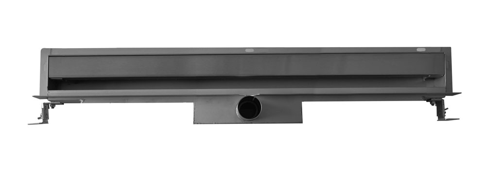 Muurgoot met flens 80 x 7 cm RVS - 33.4196