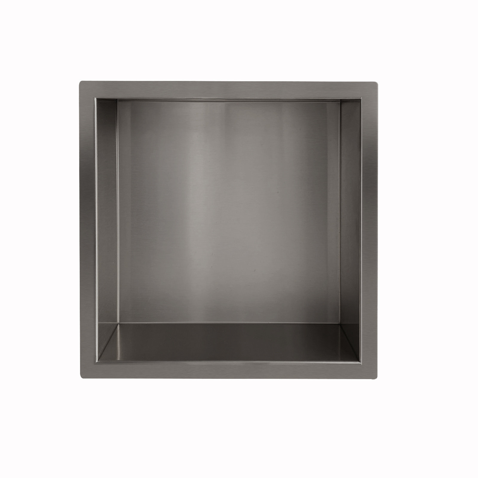 Demis inbouwnis 30 x 30 x 7 cm gunmetal - 33.4266