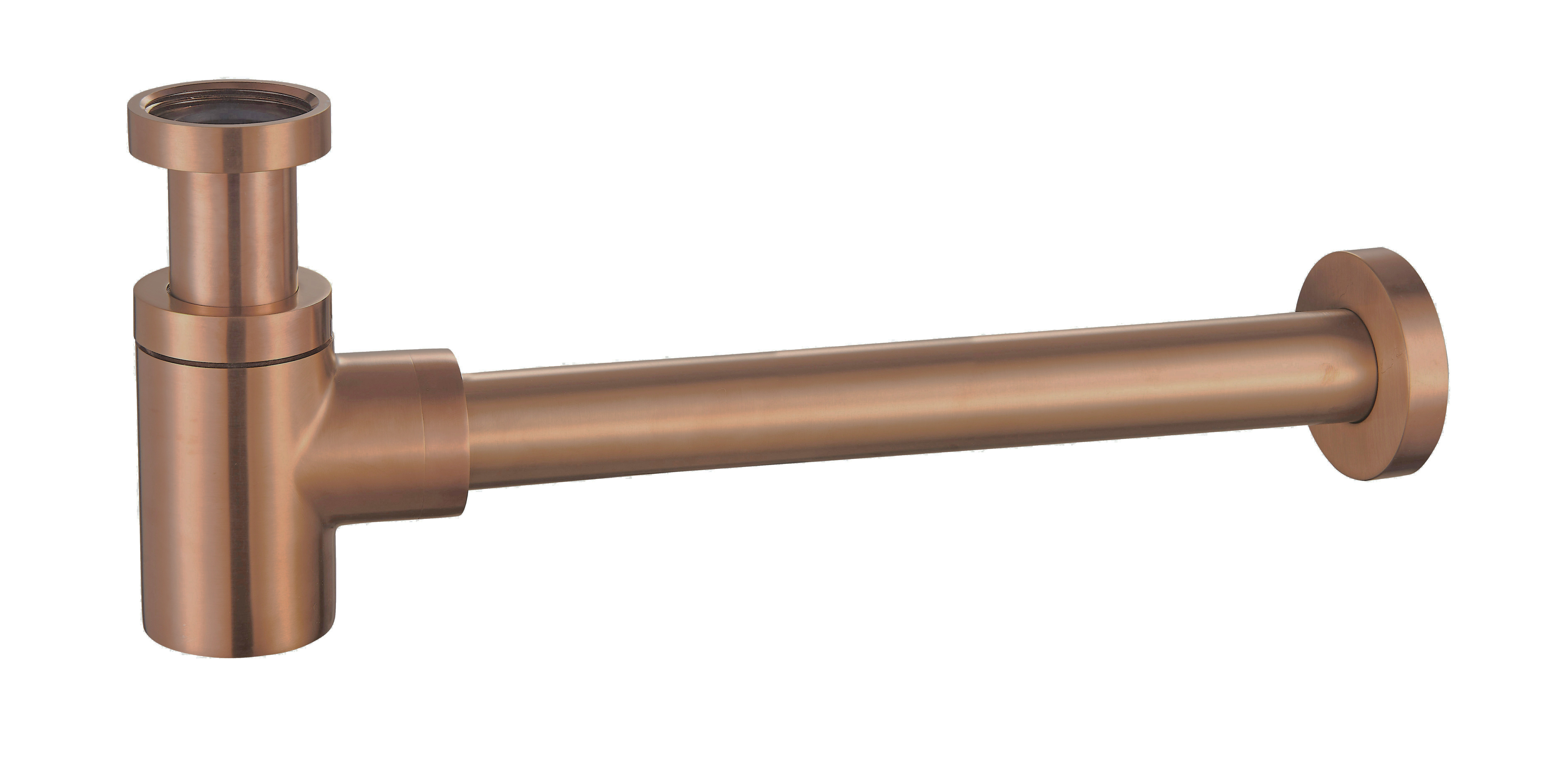 Star sifon laag 5/4" geborsteld brons koper - 33.4422