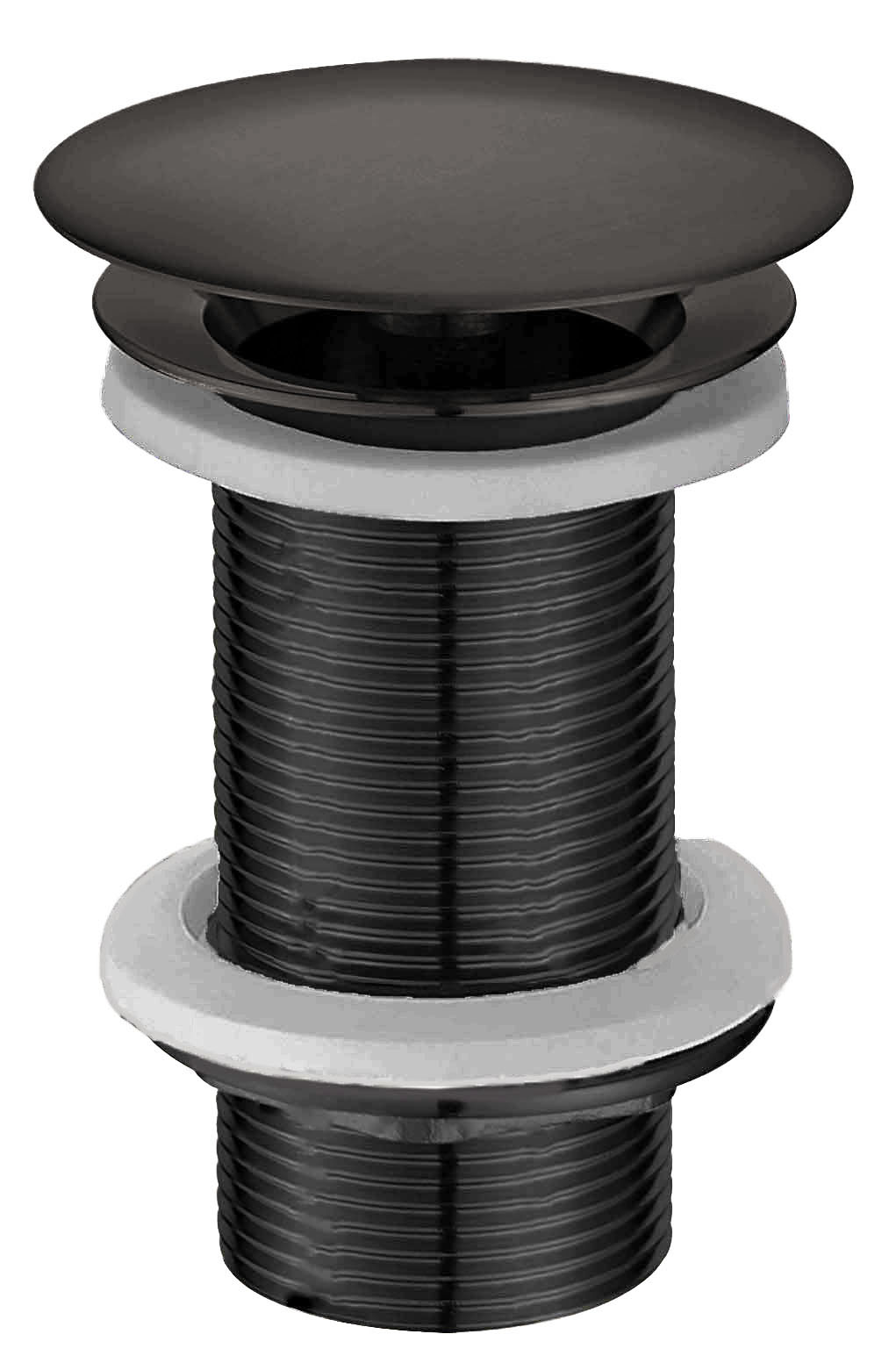 Caral open afvoerplug verlengd 5/4" gunmetal - 33.4486