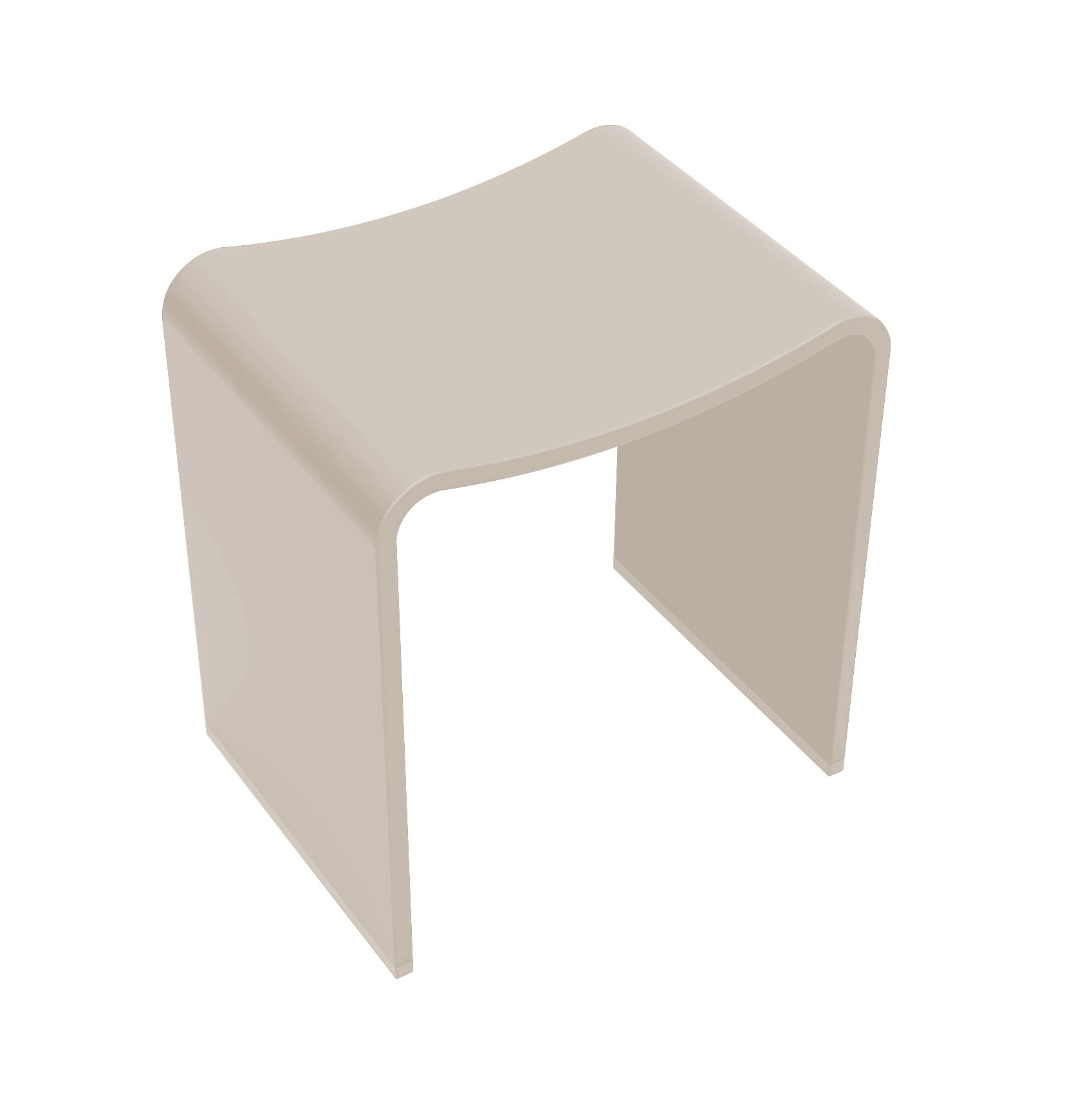 Zita kruk 40 x 30 x 42,5 cm solid surface beige
