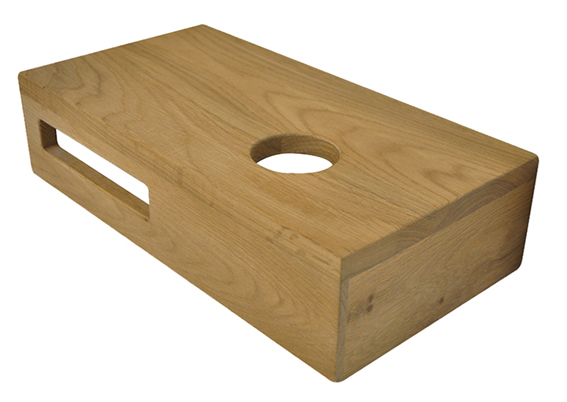 Oak planchet 40 x 21 x 10 cm rechts - 36.4045